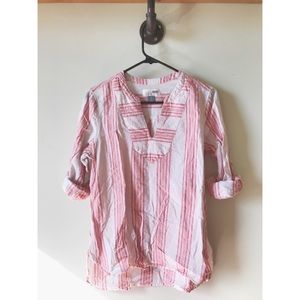 Striped Linen Tunic / Shirt